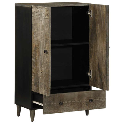 vidaXL Highboard 60x33x100 cm Solid Wood Mango
