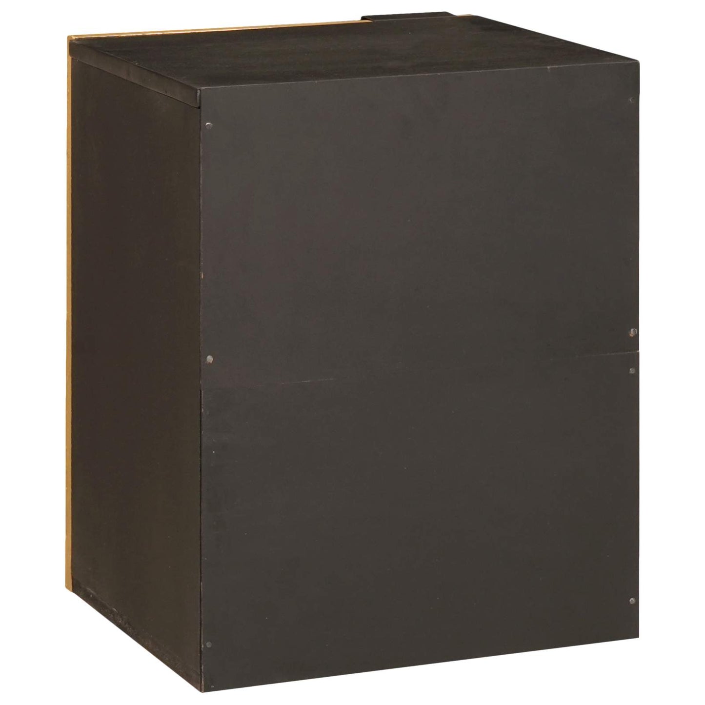 vidaXL Bathroom Cabinet with Shelf Black and Gold 38 x 33 x 48 cm