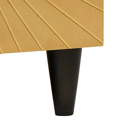 vidaXL Sideboard Black and Gold 60 x 33 x 75 cm Solid Mango Wood