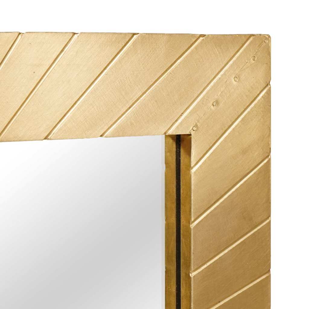 vidaXL Bathroom Mirror Wall-mounted with Mirror Gold 50 x 2.5 x 70 cm