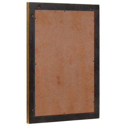 vidaXL Bathroom Mirror Wall-mounted with Mirror Gold 50 x 2.5 x 70 cm