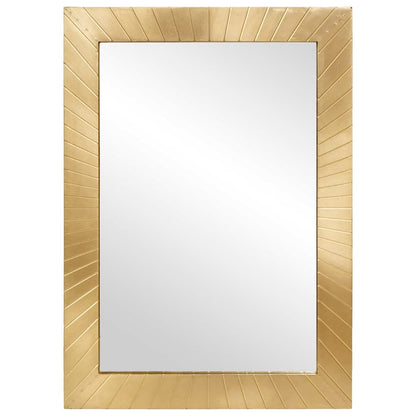 vidaXL Bathroom Mirror Wall-mounted with Mirror Gold 50 x 2.5 x 70 cm