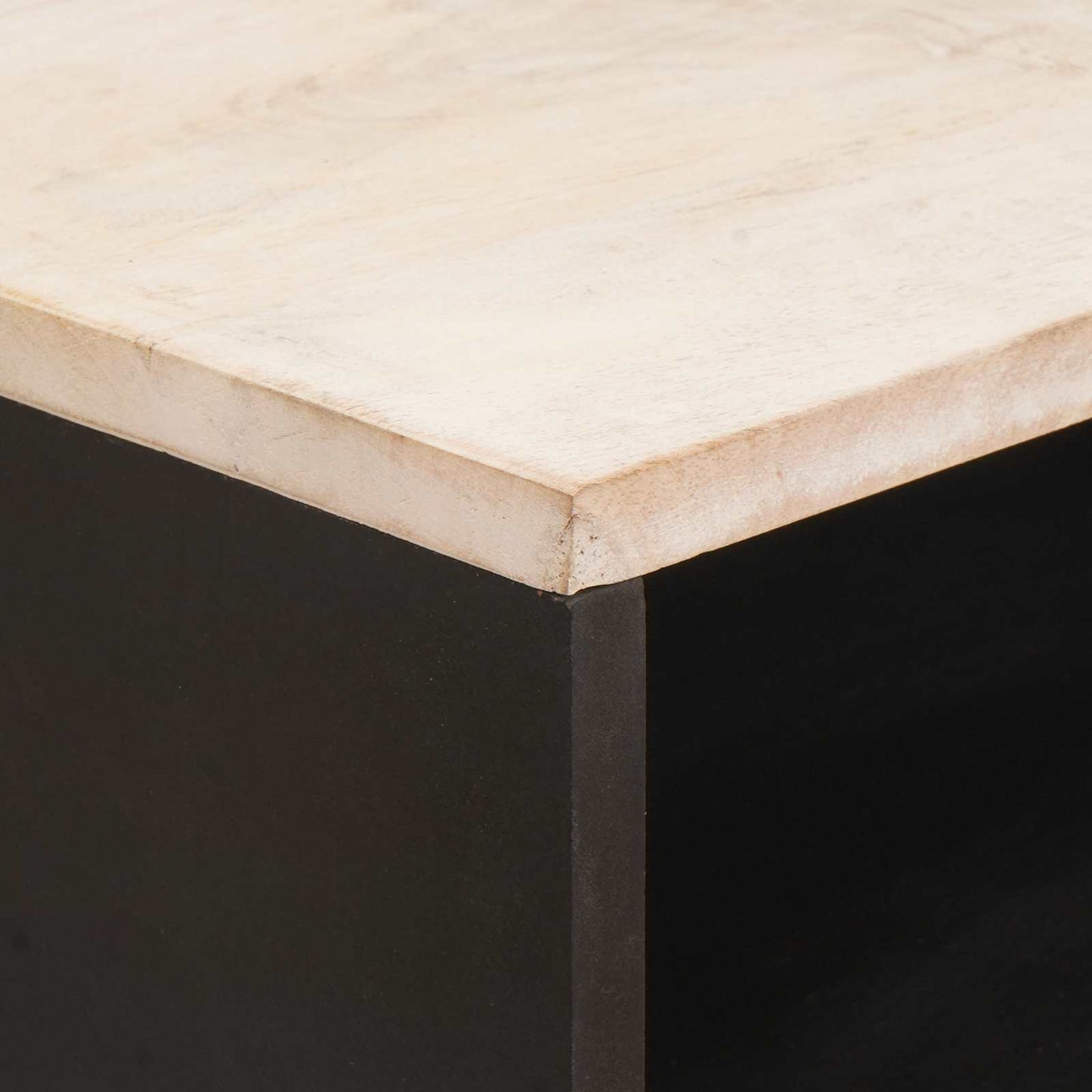 vidaXL Bedside Cabinet White 50 x 33 x 60 cm Solid Mango Wood