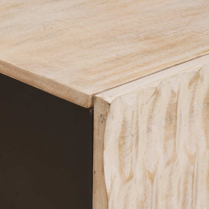 vidaXL Coffee Table White 100 x 54 x 40 cm Solid Mango Wood