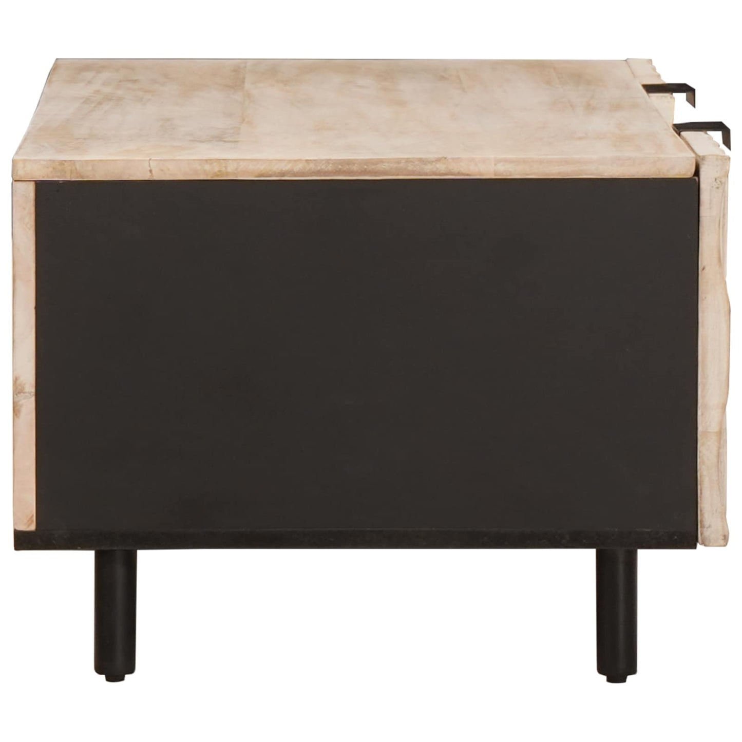 vidaXL Coffee Table White 100 x 54 x 40 cm Solid Mango Wood
