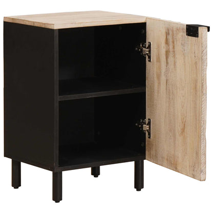 vidaXL Bathroom Cabinet White 38 x 33 x 58 cm Solid Mango Wood