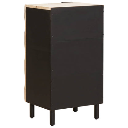 vidaXL Sideboard White Wash Finish 40 x 33 x 75 cm Solid Mango Wood