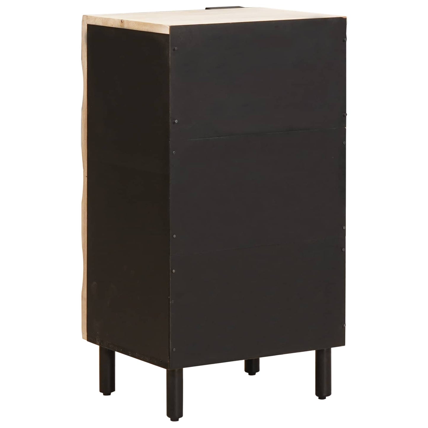 vidaXL Sideboard White Wash Finish 40 x 33 x 75 cm Solid Mango Wood