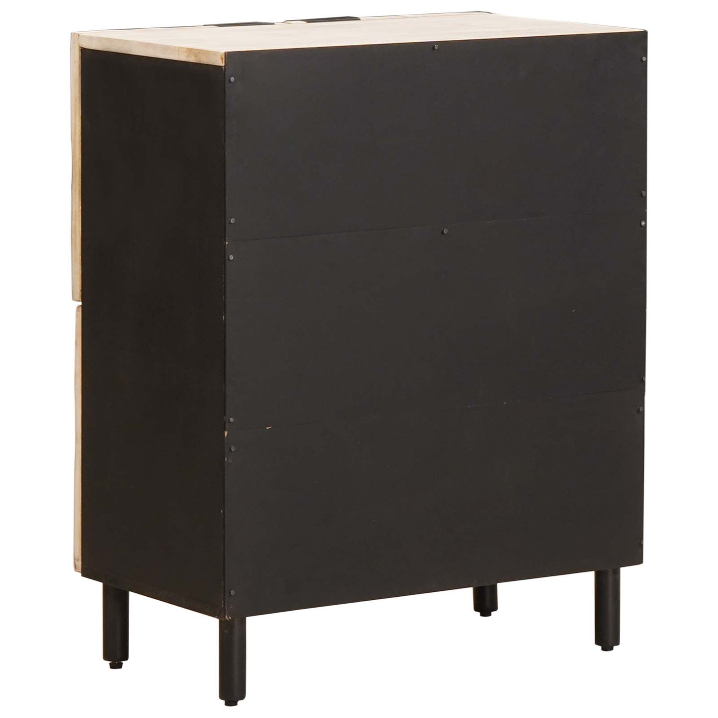 vidaXL Sideboard White Wash Finish 60 x 33 x 75 cm Solid Mango Wood