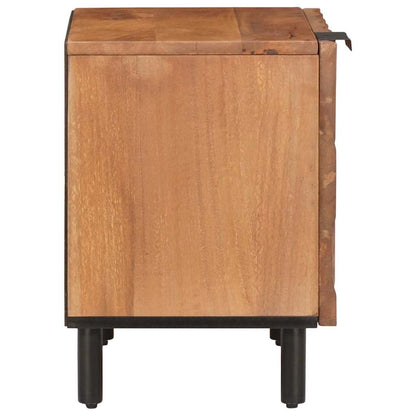 vidaXL Bedside Cabinet 2 pcs Brown 40 x 33 x 46 cm Solid Mango Wood