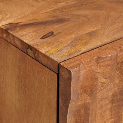 vidaXL Bedside Cabinet 2 pcs Brown 40 x 33 x 46 cm Solid Mango Wood