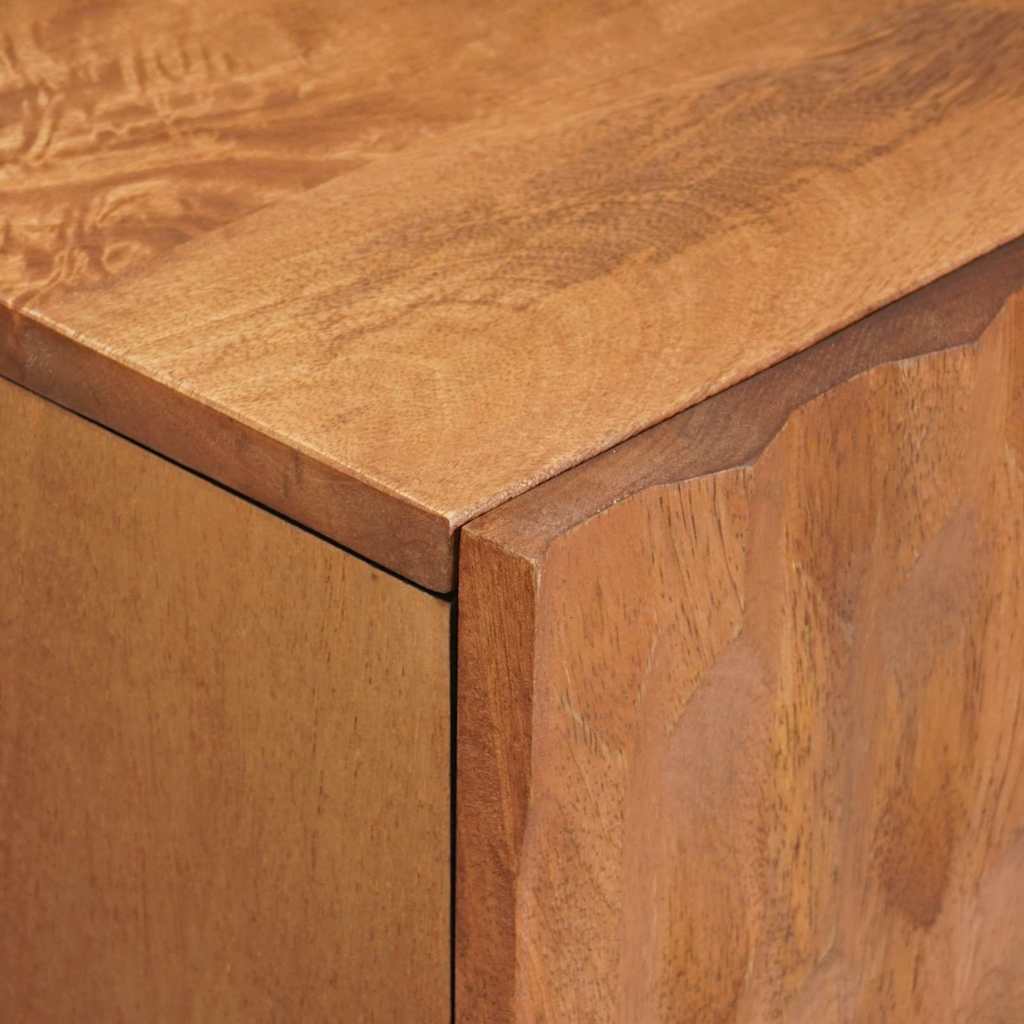 vidaXL TV Cabinet with Shelf Acacia Brown Finish 105 x 33 x 46 cm