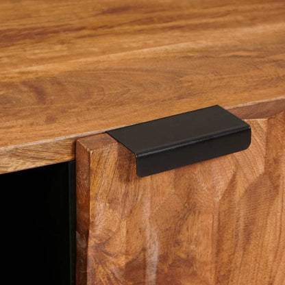 vidaXL TV Cabinet with Shelf Acacia Brown Finish 105 x 33 x 46 cm