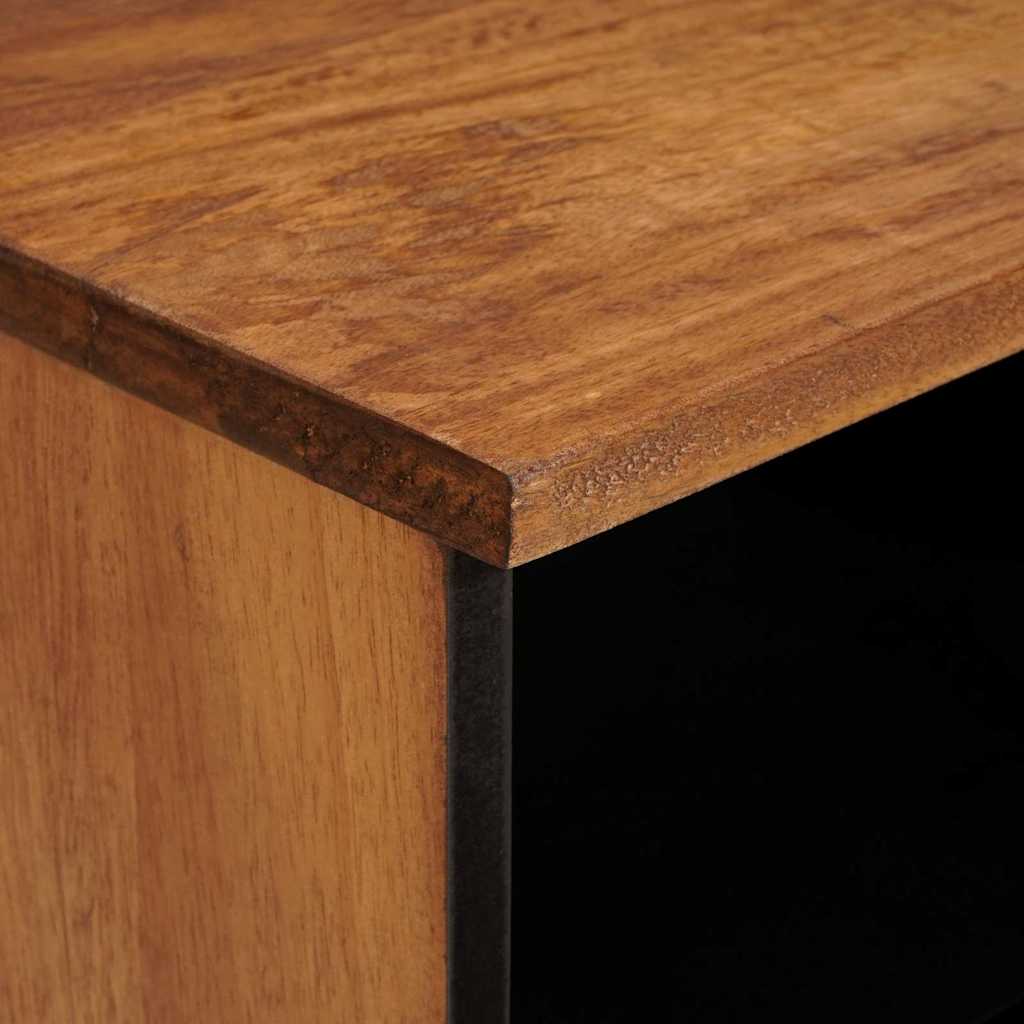vidaXL TV Cabinet Acacia Brown Finish 70 x 33 x 46 cm Solid Mango Wood