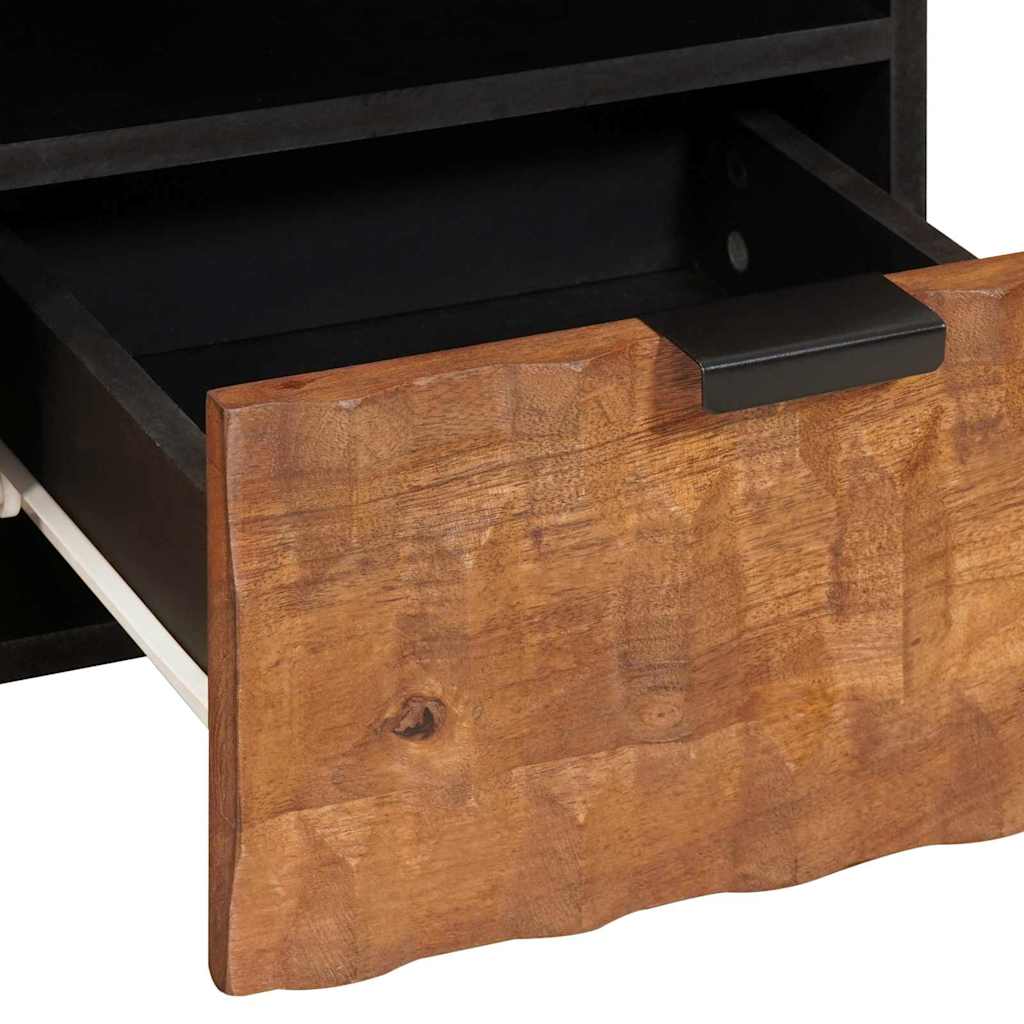 vidaXL TV Cabinet Acacia Brown Finish 70 x 33 x 46 cm Solid Mango Wood