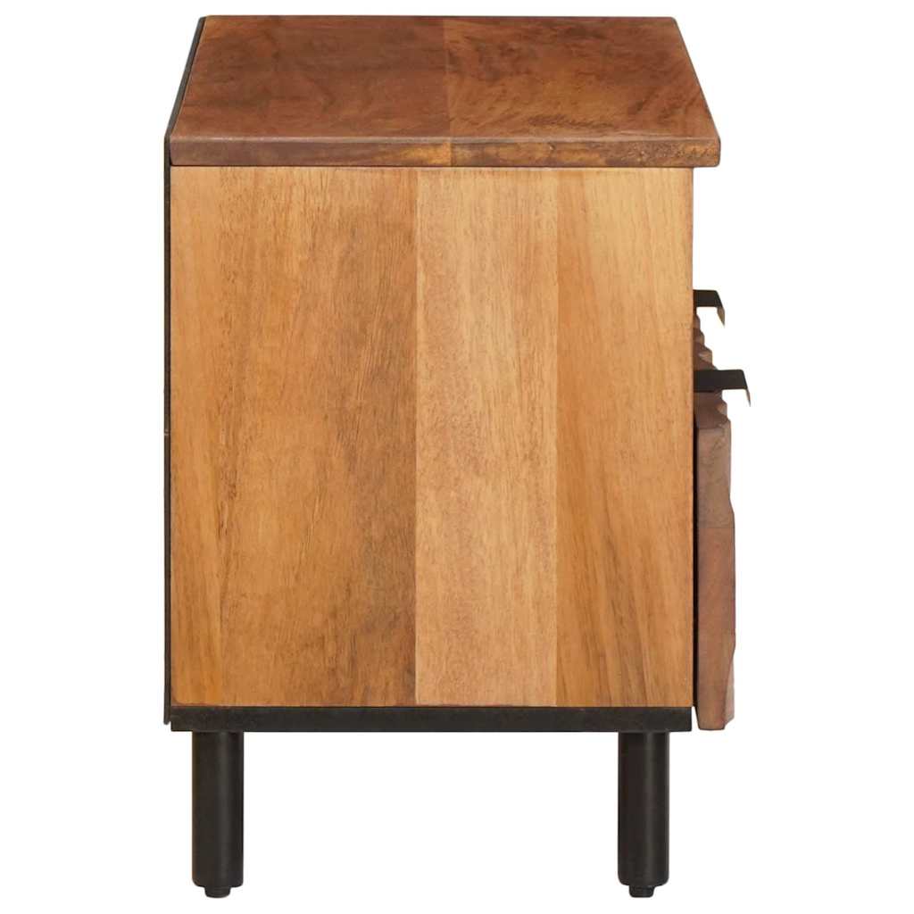 vidaXL TV Cabinet Acacia Brown Finish 70 x 33 x 46 cm Solid Mango Wood