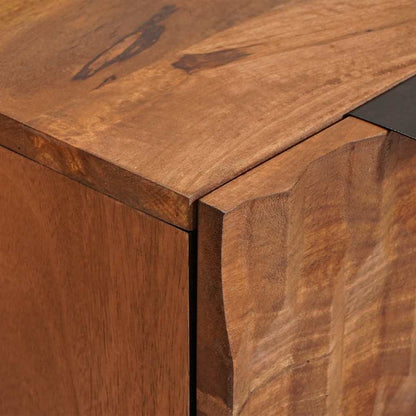vidaXL Sideboard 60 x 33 x 75 cm Solid Mango Wood Acacia Brown Finish
