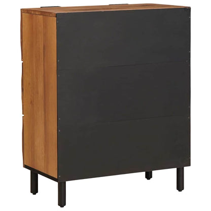 vidaXL Sideboard 60 x 33 x 75 cm Solid Mango Wood Acacia Brown Finish