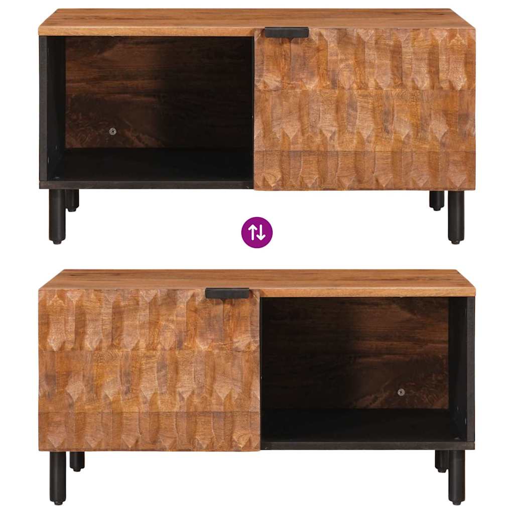 vidaXL Coffee Table Brown 80 x 50 x 40 cm Solid Mango Wood