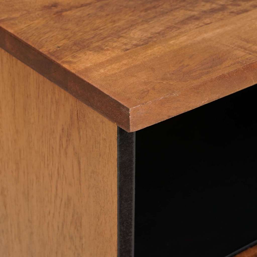 vidaXL Bedside Cabinet 2 pcs Brown 40 x 33 x 46 cm Solid Mango Wood