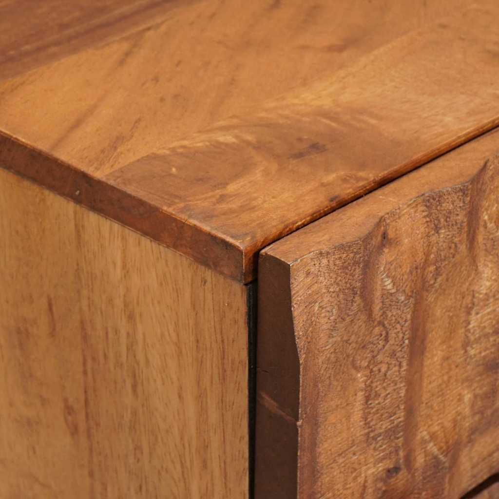 vidaXL Bedside Cabinet Brown 50 x 33 x 60 cm Solid Mango Wood
