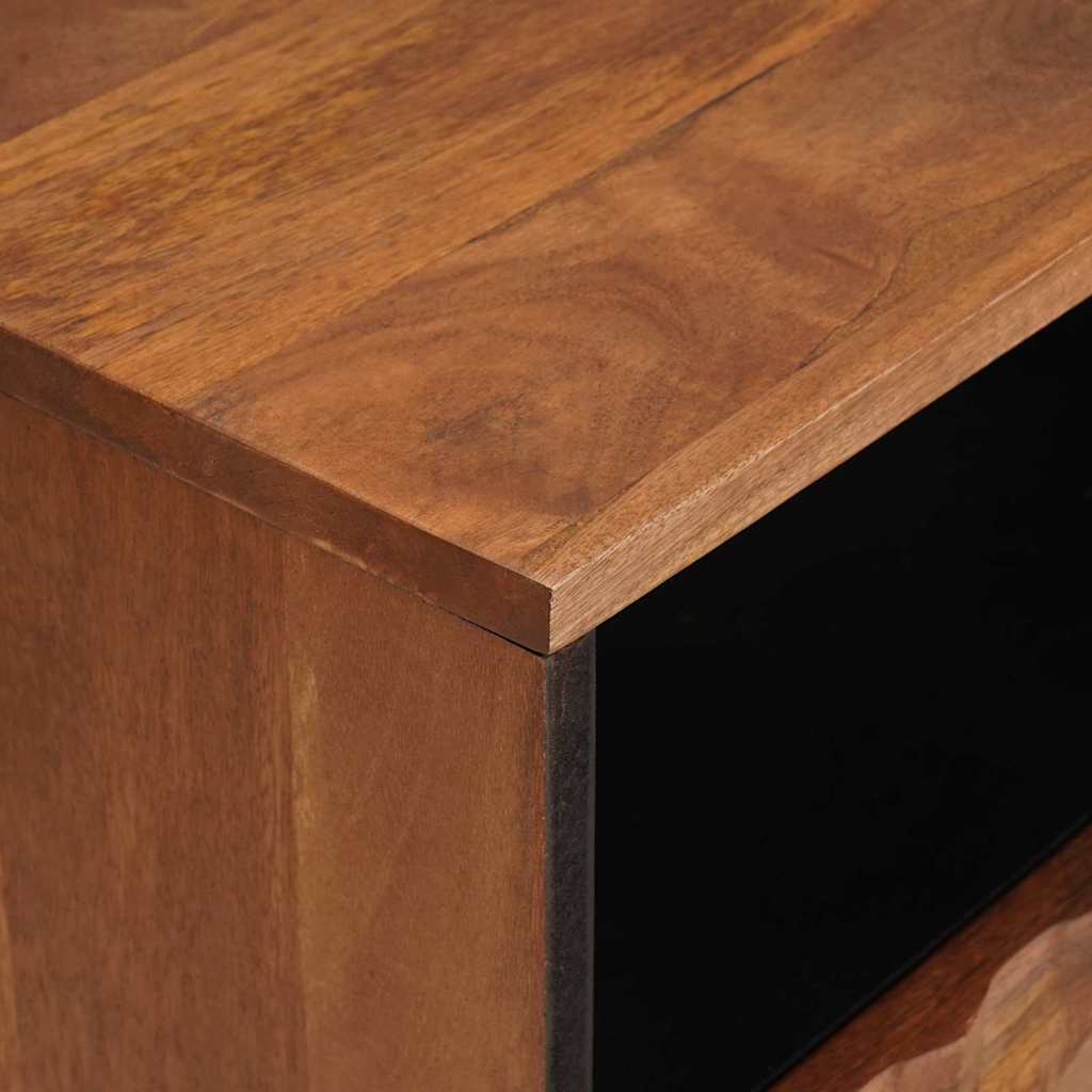 vidaXL Bedside Cabinet Brown 50 x 33 x 62 cm Solid Mango Wood