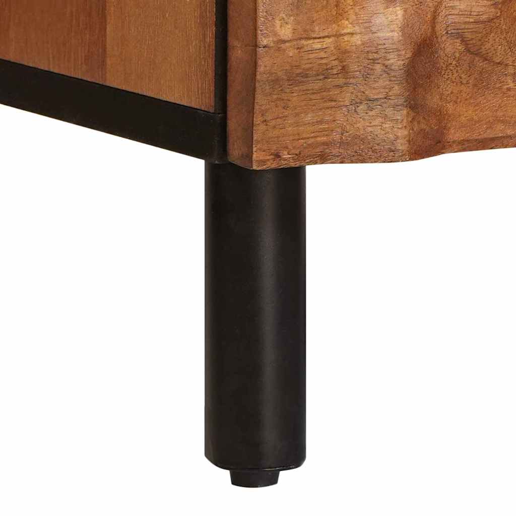 vidaXL Bedside Cabinet Brown 50 x 33 x 62 cm Solid Mango Wood