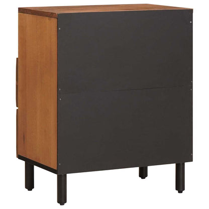vidaXL Bedside Cabinet Brown 50 x 33 x 62 cm Solid Mango Wood