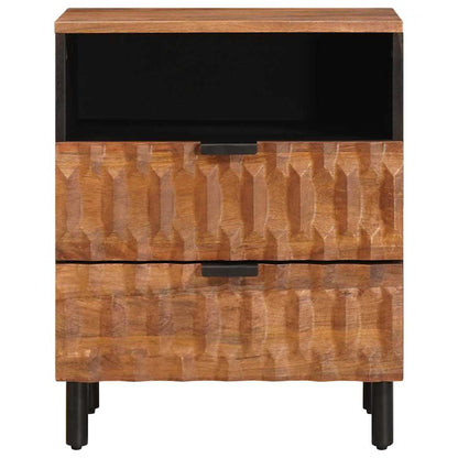 vidaXL Bedside Cabinet Brown 50 x 33 x 62 cm Solid Mango Wood