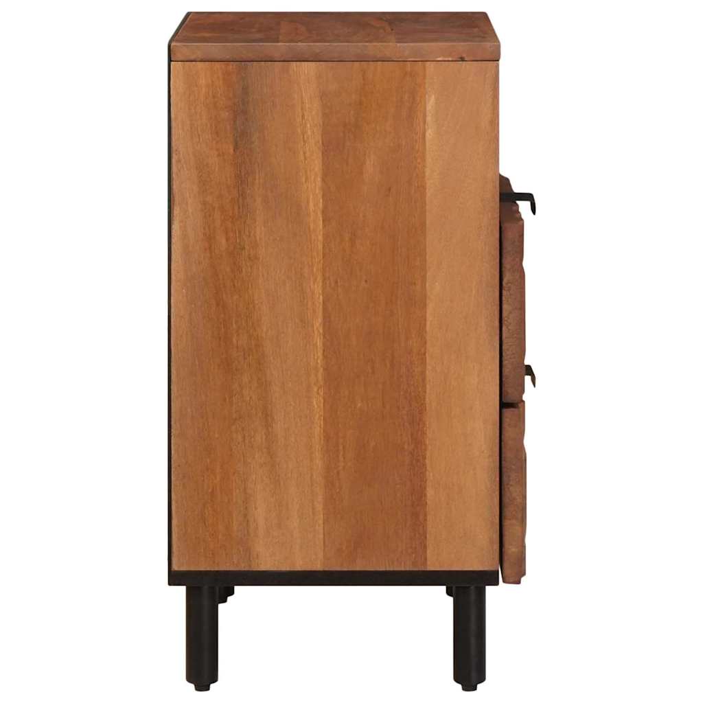 vidaXL Bedside Cabinet Brown 50 x 33 x 62 cm Solid Mango Wood