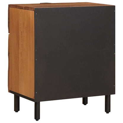vidaXL Bedside Cabinet Brown 50 x 33 x 60 cm Solid Mango Wood