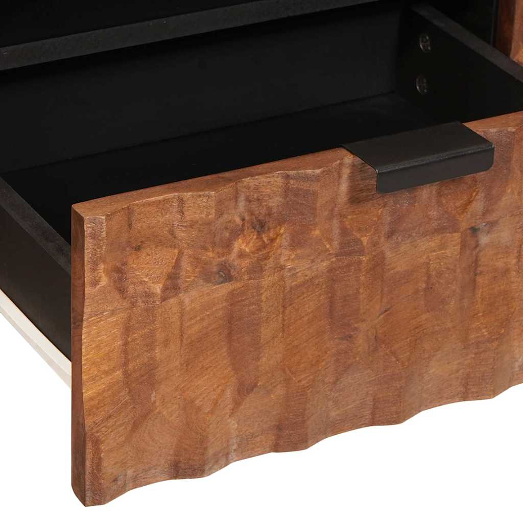 vidaXL TV Cabinet with Drawer Acacia Brown Finish 105 x 33 x 46 cm
