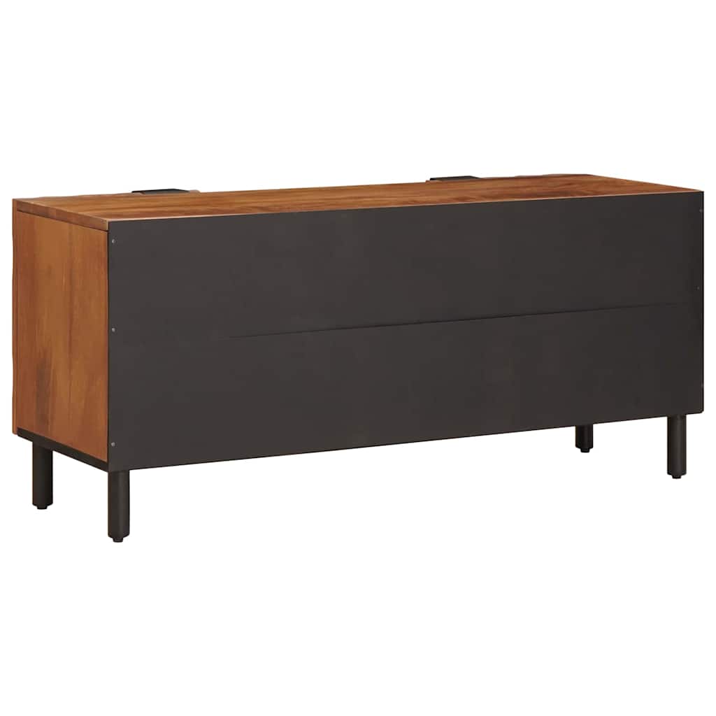vidaXL TV Cabinet with Drawer Acacia Brown Finish 105 x 33 x 46 cm