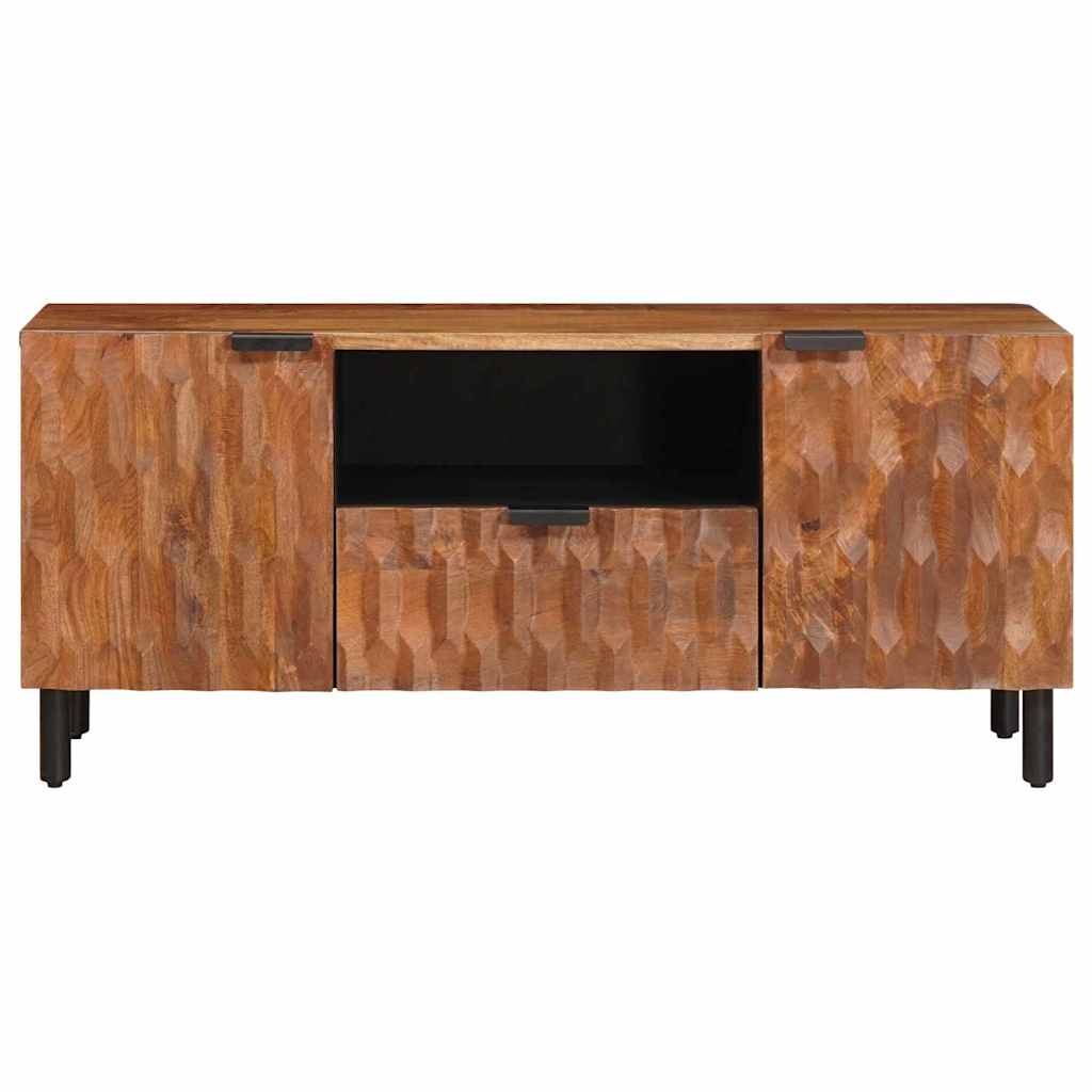 vidaXL TV Cabinet with Drawer Acacia Brown Finish 105 x 33 x 46 cm