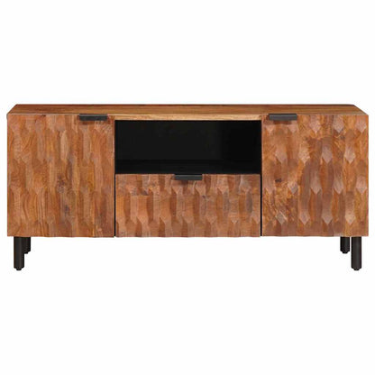 vidaXL TV Cabinet with Drawer Acacia Brown Finish 105 x 33 x 46 cm
