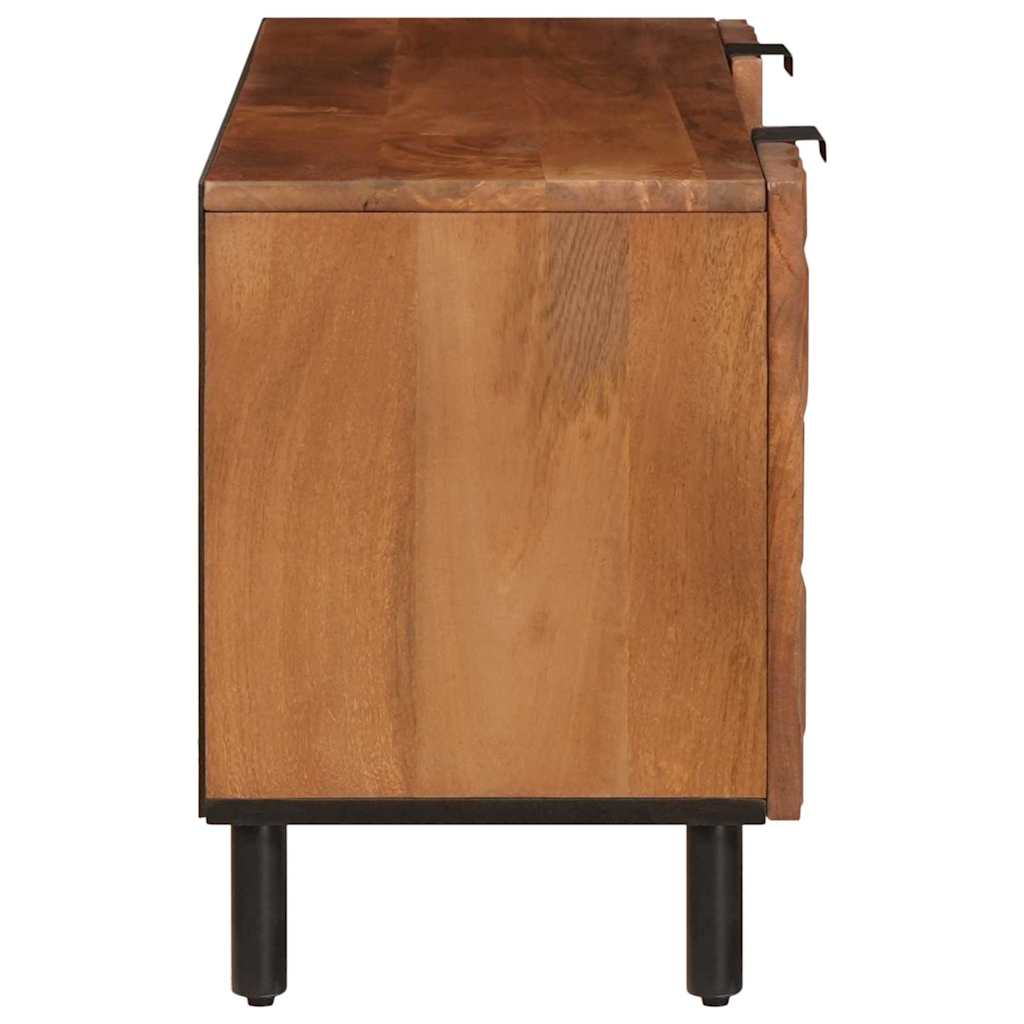 vidaXL TV Cabinet with Drawer Acacia Brown Finish 105 x 33 x 46 cm
