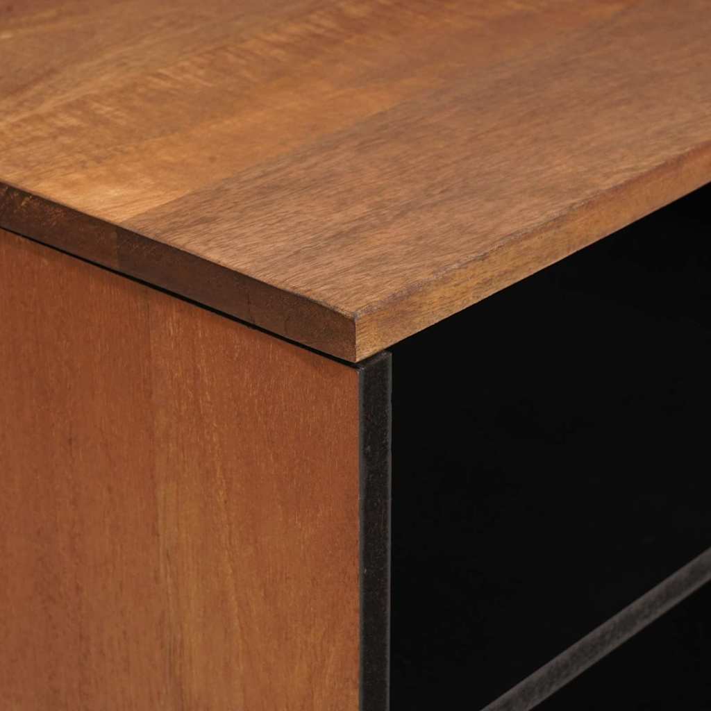 vidaXL TV Cabinet Acacia Brown Finish 80 x 33 x 46 cm Solid Mango Wood