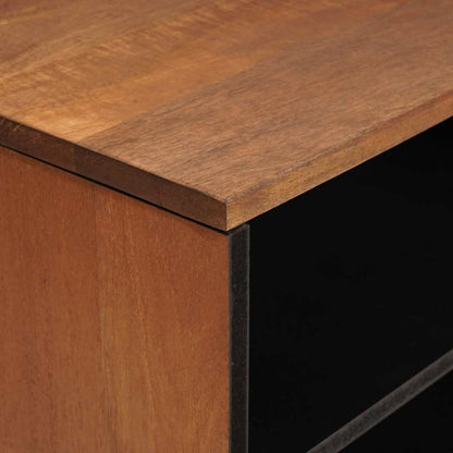 vidaXL TV Cabinet Acacia Brown Finish 80 x 33 x 46 cm Solid Mango Wood