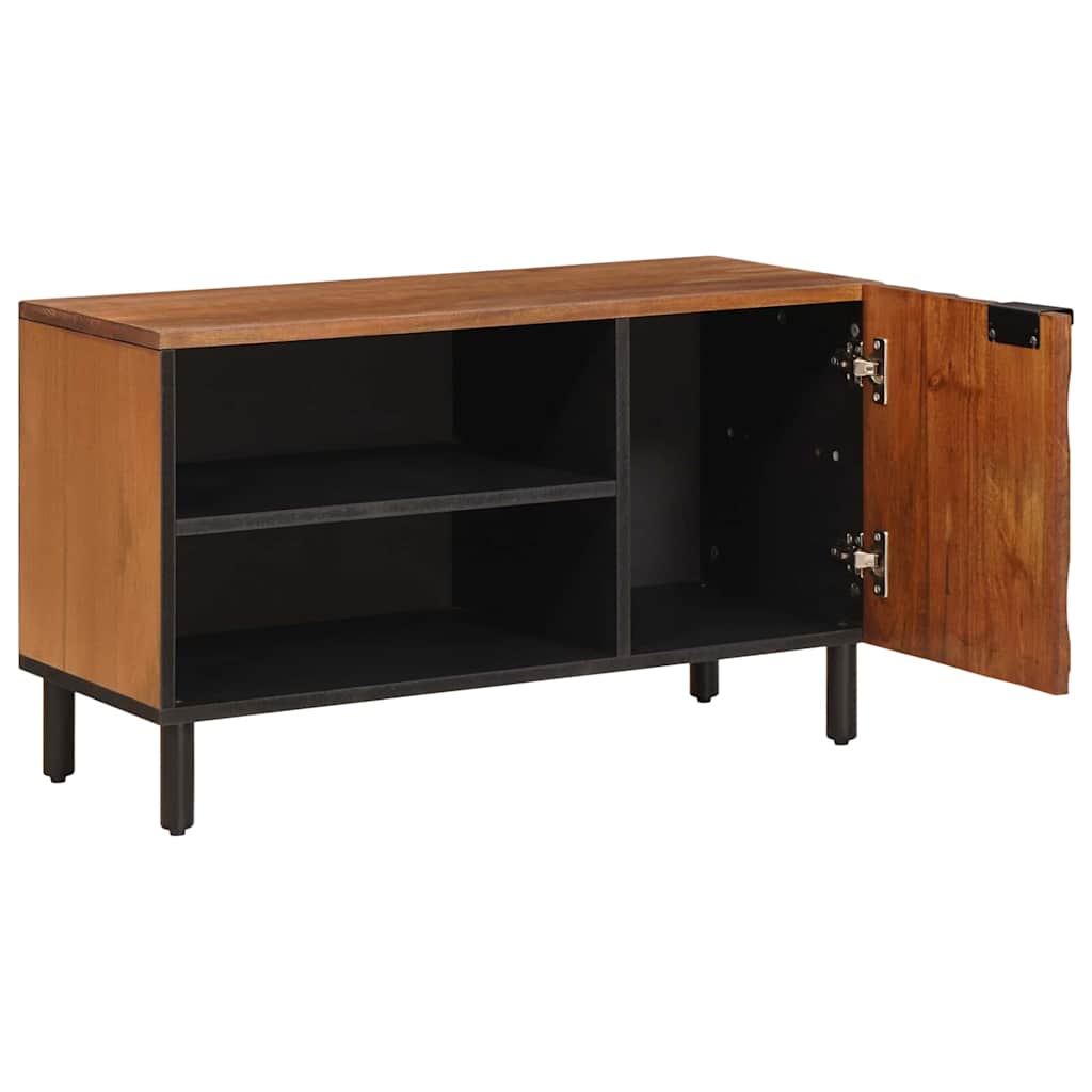 vidaXL TV Cabinet Acacia Brown Finish 80 x 33 x 46 cm Solid Mango Wood