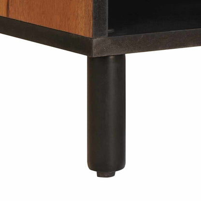 vidaXL TV Cabinet with Drawer Acacia Brown Finish 100 x 33 x 46 cm