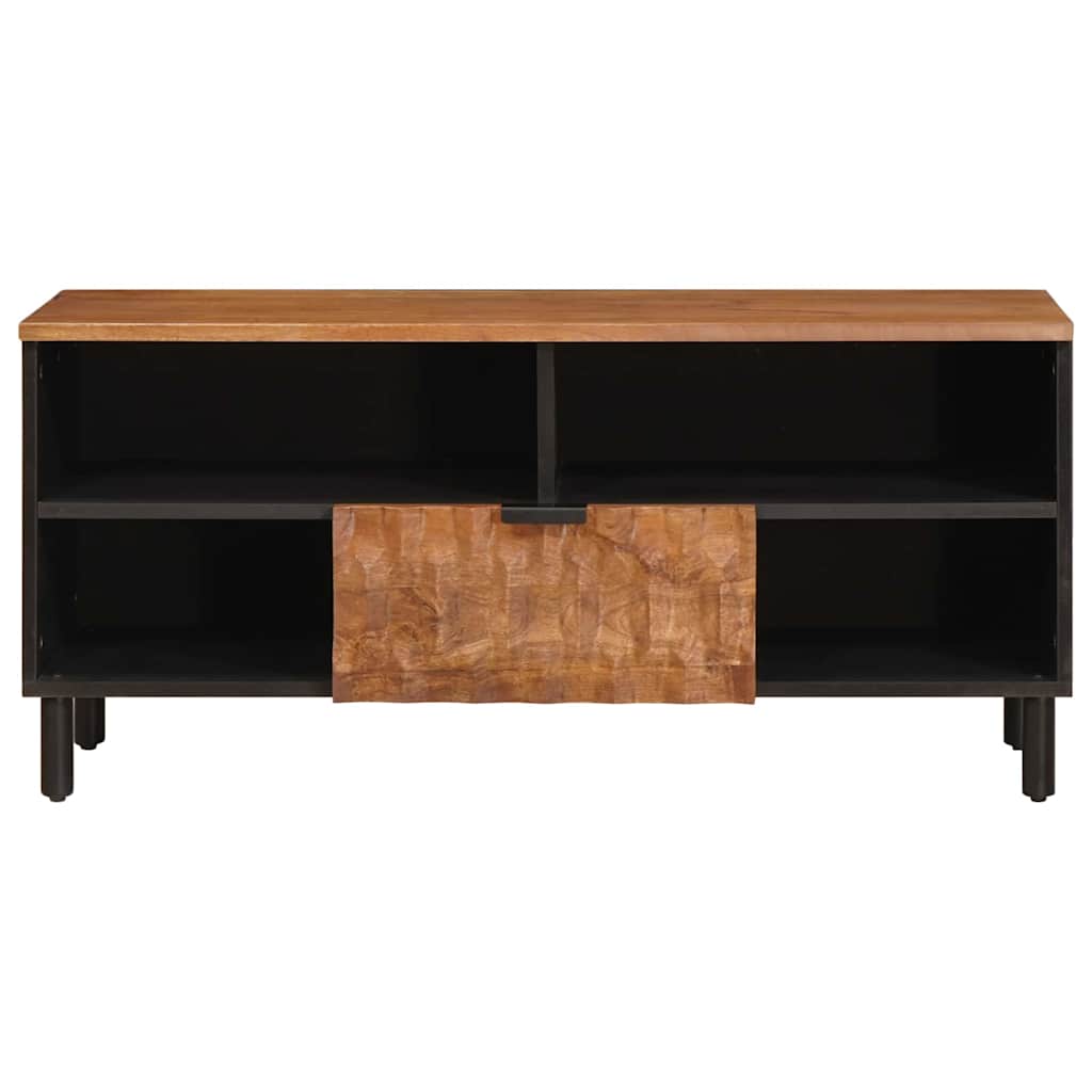 vidaXL TV Cabinet with Drawer Acacia Brown Finish 100 x 33 x 46 cm
