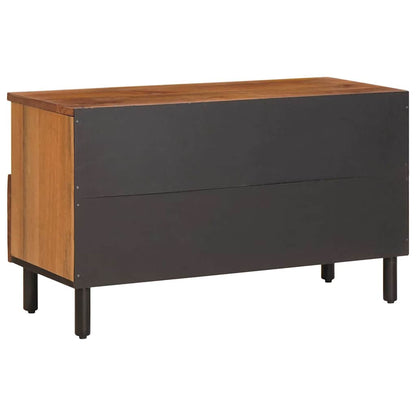 vidaXL TV Cabinet Acacia Brown Finish 80 x 33 x 46 cm Solid Mango Wood