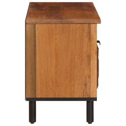 vidaXL TV Cabinet Acacia Brown Finish 80 x 33 x 46 cm Solid Mango Wood