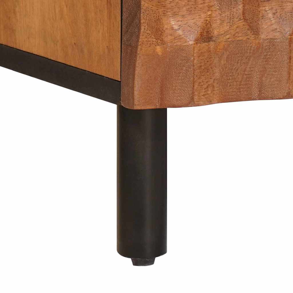 vidaXL TV Cabinet with Drawer Acacia Brown Finish 100 x 33 x 46 cm
