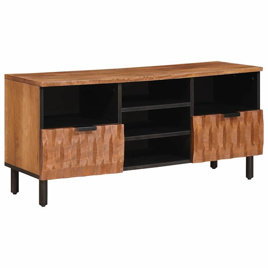 vidaXL TV Cabinet with Drawer Acacia Brown Finish 100 x 33.5 x 46 cm