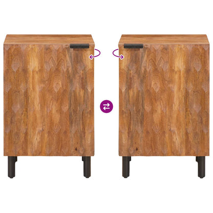 vidaXL Bathroom Cabinet Brown 38 x 33 x 58 cm Solid Mango Wood