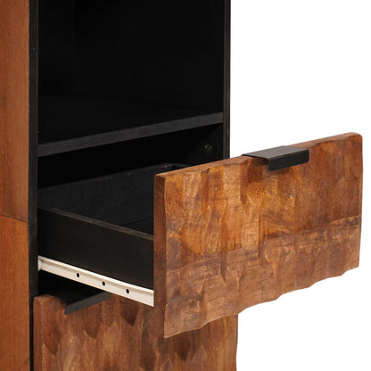 vidaXL Bathroom Cabinet Brown 38 x 33 x 160 cm Solid Mango Wood
