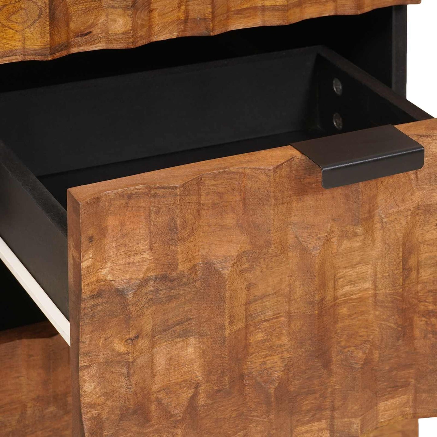 vidaXL Sideboard Acacia Brown Finish 40 x 33 x 75 cm Solid Mango Wood