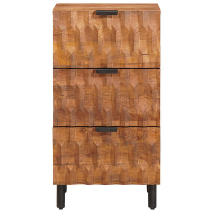 vidaXL Sideboard Acacia Brown Finish 40 x 33 x 75 cm Solid Mango Wood