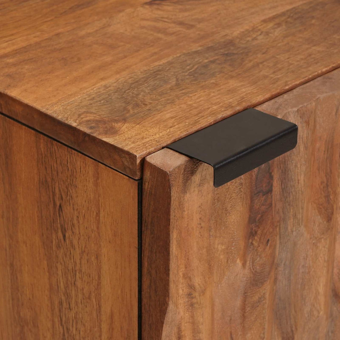 vidaXL Sideboard Acacia Brown Finish 40 x 33 x 75 cm Solid Mango Wood